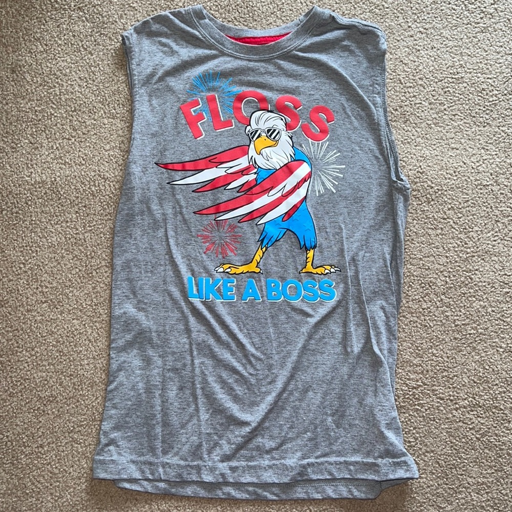 Floss Like A Boss Patriotic Tank Top